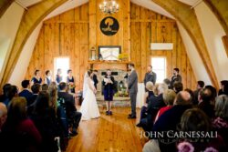 Wedding PHotography chapel ceremony space at Wolf Oak Acres Oneida NY