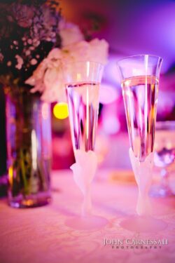 Wedding reception tablescape at Belhurst Castle in Geneva NY, Finger Lakes wedding details and decor