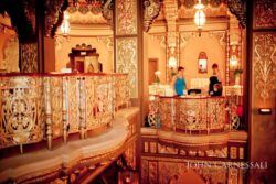 Landmark Theatre interior ambience in Syracuse NY featuring an elegant wedding atmosphere.