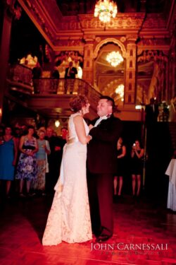 Landmark Theatre Syracuse interior event space photographed with elegant historic details for weddings