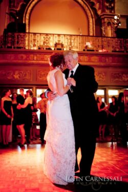 Landmark Theatre Syracuse ornate interior columns and architectural lines photographed for weddings