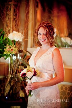 Bride Posing inside the Landmark Theater in Syracuse NY