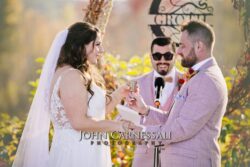 Wedding Ceremony outdoors in Central NY