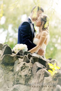 Onondaga Lake Park Wedding Formals with bride and groom