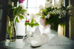 Wedding Photo detail of shoes and flowers